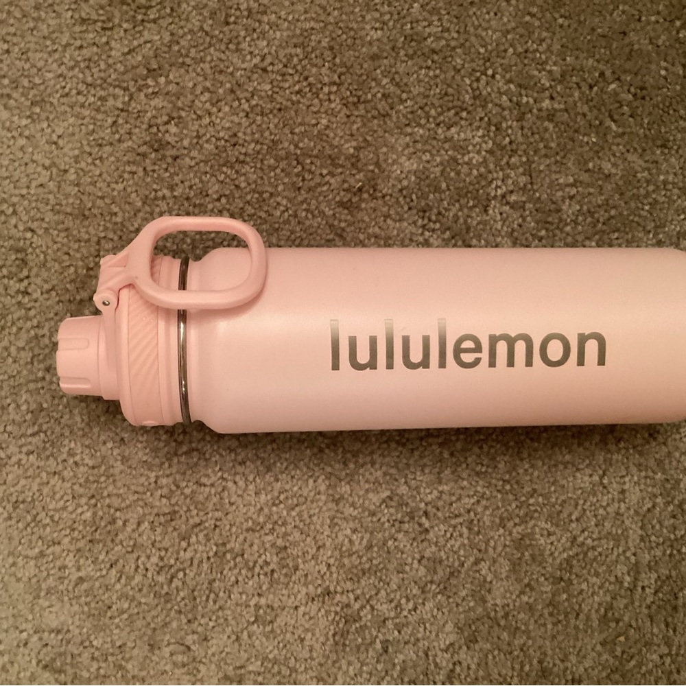 pink lulu water bottle